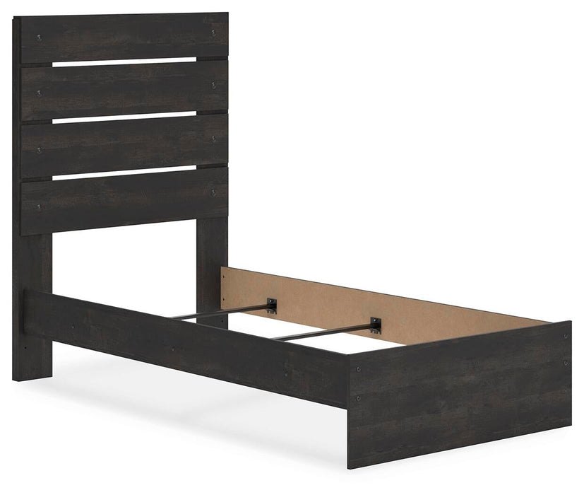 Delmorta Twin Panel Bed, Dresser, Mirror and Nightstand - alternate view 11