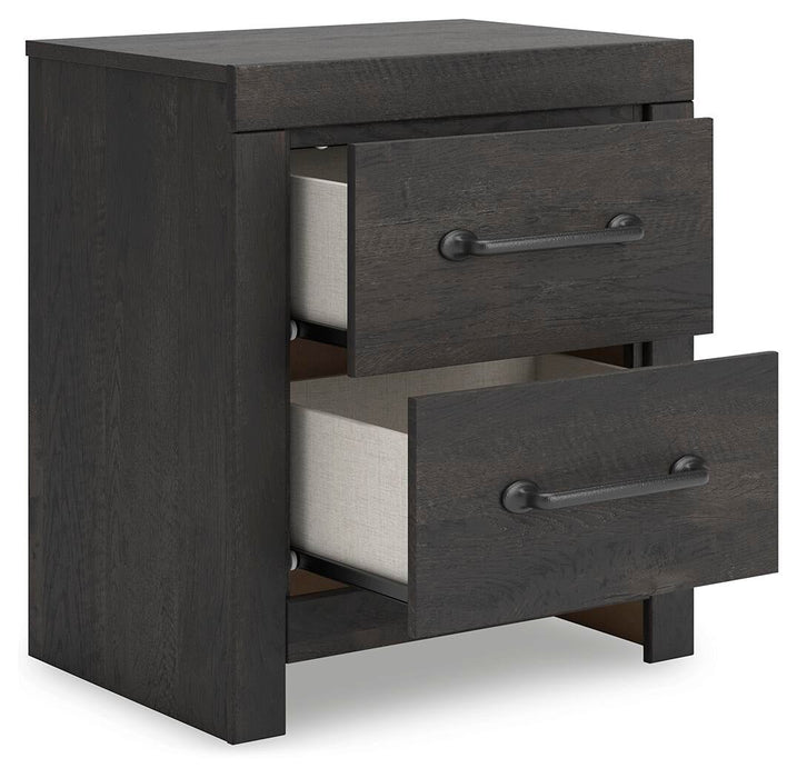 Delmorta Twin Panel Bed, Dresser, Mirror and Nightstand - alternate view 14