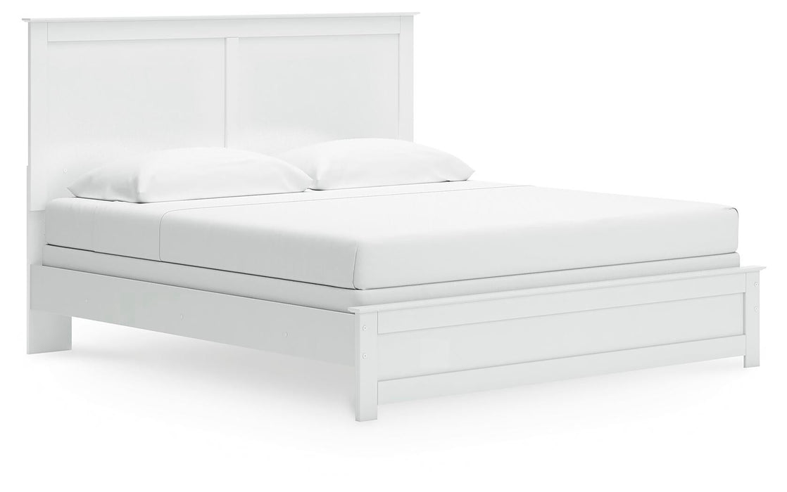 Bostwick Shoals King Panel Bed, Dresser, Mirror and Nightstand - alternate view 9