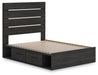 Delmorta Full Panel Bed with Storage, Dresser and Mirror - alternate view 12