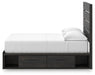 Delmorta Full Panel Bed with Storage, Dresser and Mirror - alternate view 18