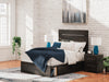 Delmorta Full Panel Bed with Storage, Dresser, Mirror and Nightstand - alternate view 21