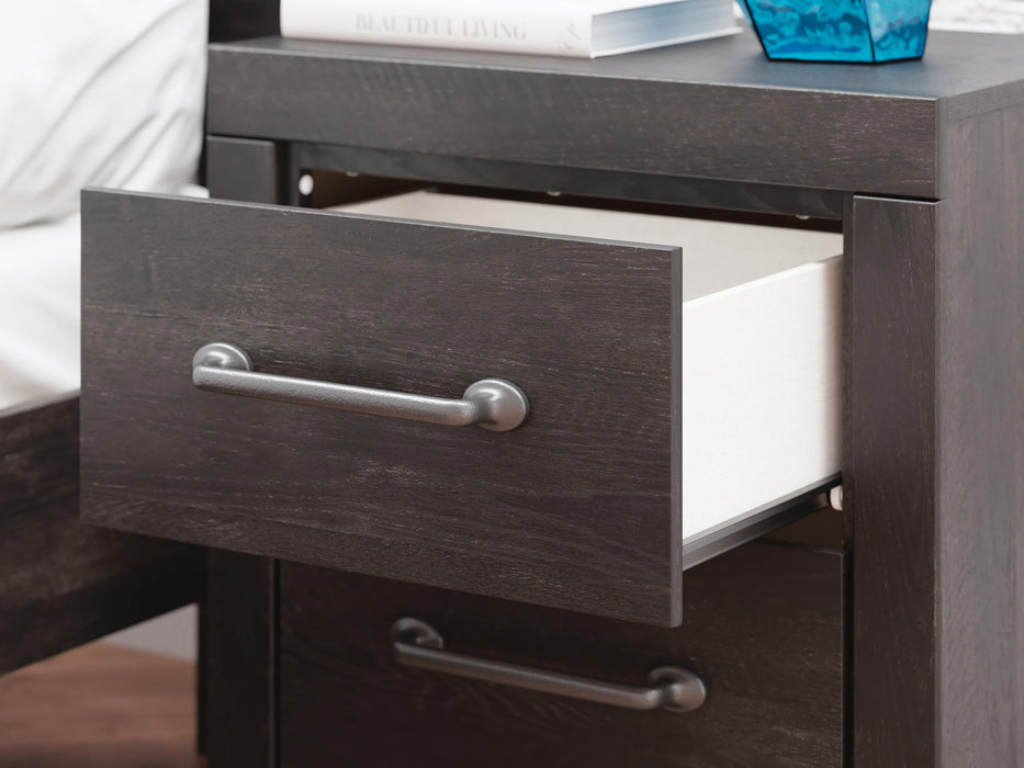 Delmorta Full Panel Bed with Storage, Dresser, Mirror and Nightstand - alternate view 24