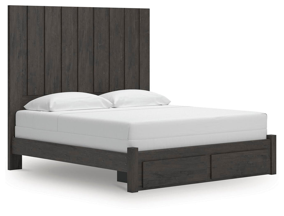 Parlayon King Panel Storage Bed, Dresser and Mirror - alternate view 8