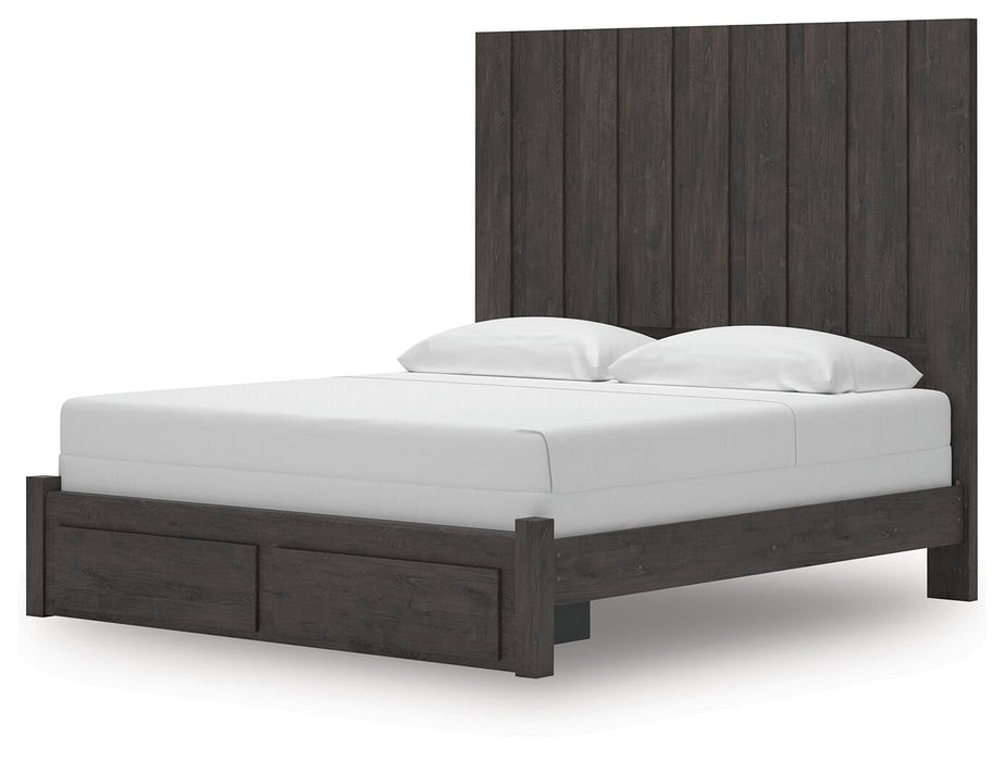 Parlayon King Panel Storage Bed, Dresser and Mirror - alternate view 11