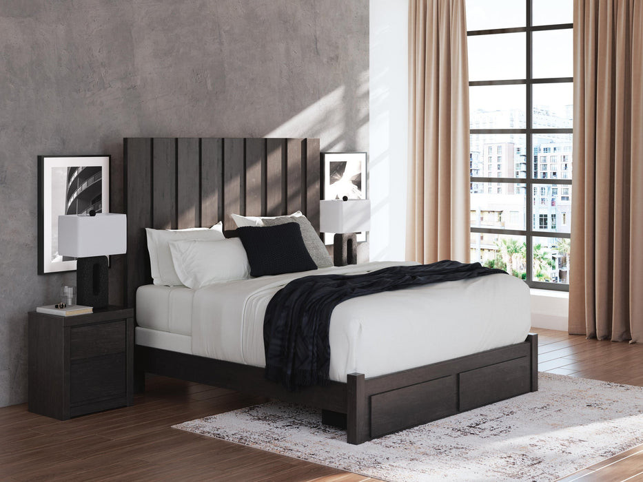 Parlayon King Panel Storage Bed, Dresser and Mirror - alternate view 14