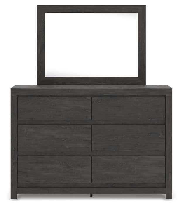 Parlayon Queen Panel Storage Bed, Dresser and Mirror - alternate view 2