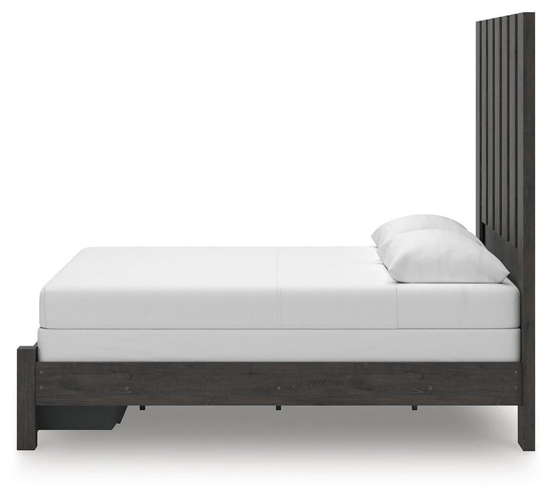 Parlayon Queen Panel Storage Bed, Dresser and Mirror - alternate view 16