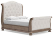 Ardenfield Queen Upholstered Sleigh Bed, Dresser, Mirror, Chest and Nightstand - alternate view 8