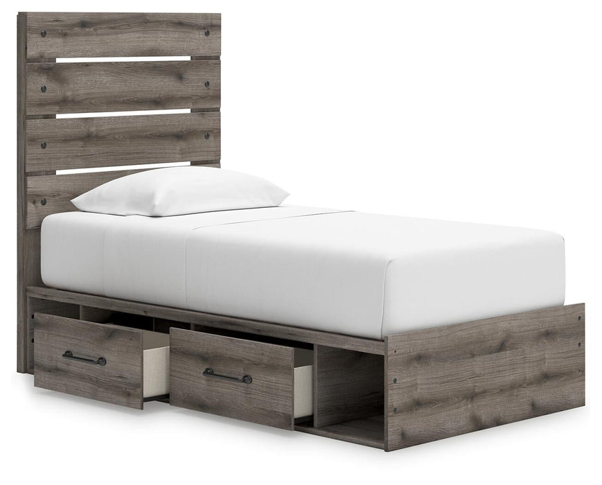 Urbanoore Twin Panel Storage Bed, Dresser and Mirror - alternate view 10
