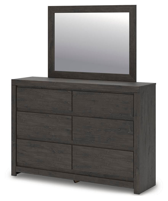 Parlayon Queen Panel Bed, Dresser, Mirror, Chest and Nightstand - alternate view 6