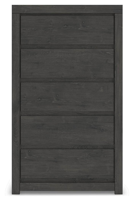 Parlayon Queen Panel Bed, Dresser, Mirror, Chest and Nightstand - alternate view 7