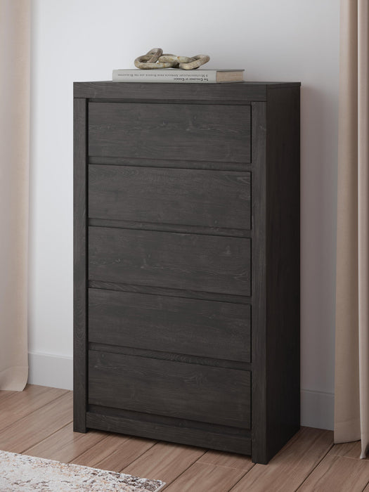 Parlayon Queen Panel Bed, Dresser, Mirror, Chest and Nightstand - alternate view 25