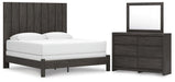 Parlayon King Panel Bed, Dresser and Mirror