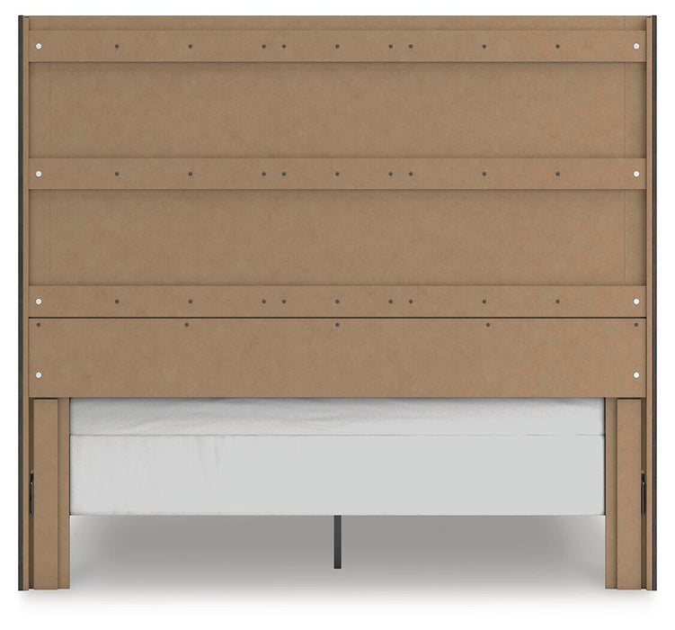 Parlayon King Panel Bed, Dresser, Mirror, Chest and Nightstand - alternate view 15