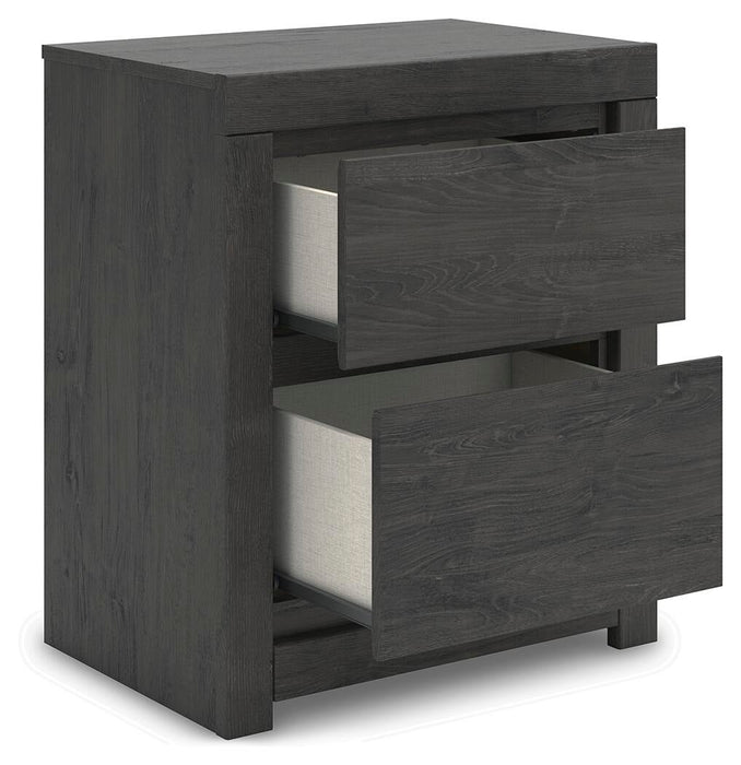 Parlayon King Panel Bed, Dresser, Mirror, Chest and Nightstand - alternate view 20