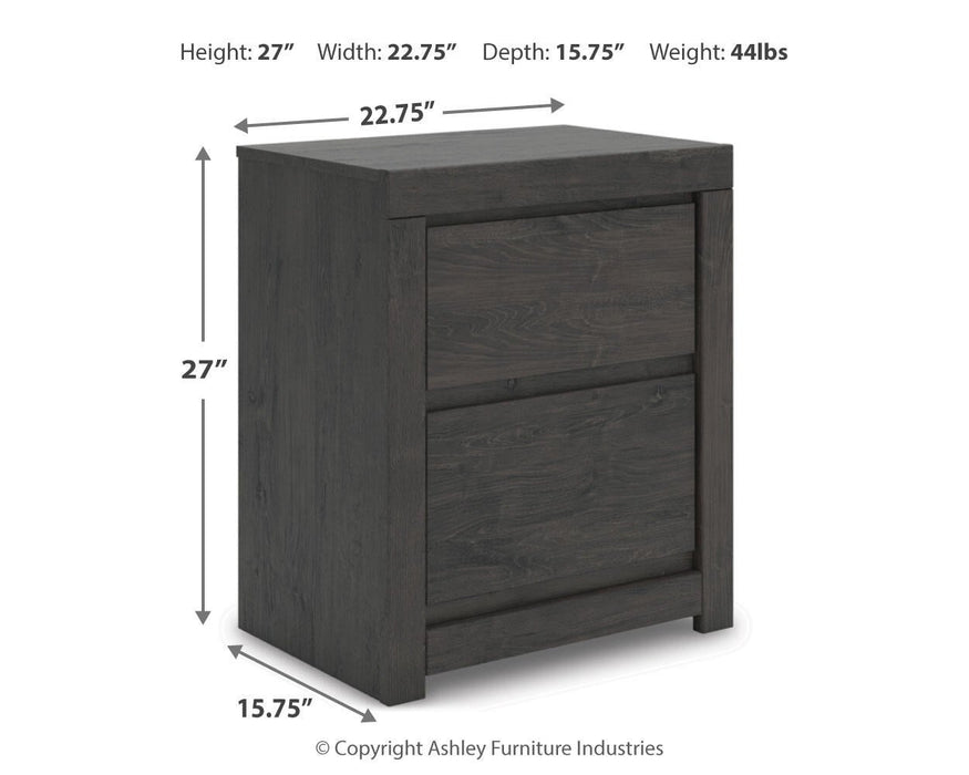 Parlayon King Panel Bed, Dresser, Mirror, Chest and Nightstand - alternate view 31