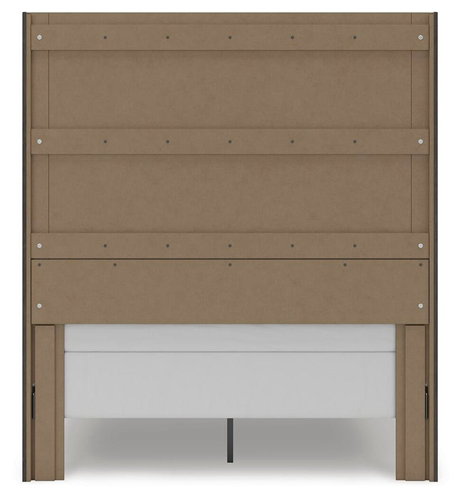Parlayon Queen Panel Storage Bed, Dresser, Mirror and Nightstand - alternate view 10