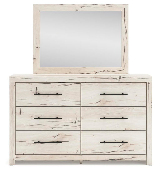 Lawroy Full Panel Storage Bed, Dresser, Mirror and Nightstand - alternate view 2