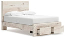 Lawroy Full Panel Storage Bed, Dresser, Mirror and Nightstand - alternate view 9