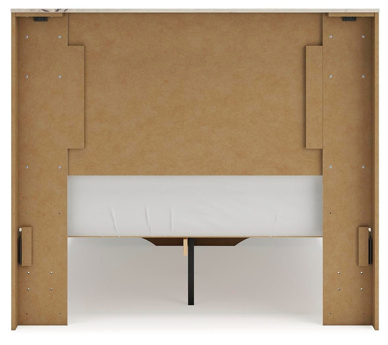 Lawroy Full Panel Storage Bed, Dresser, Mirror and Nightstand - alternate view 10