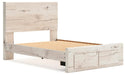 Lawroy Full Panel Storage Bed, Dresser, Mirror and Nightstand - alternate view 12