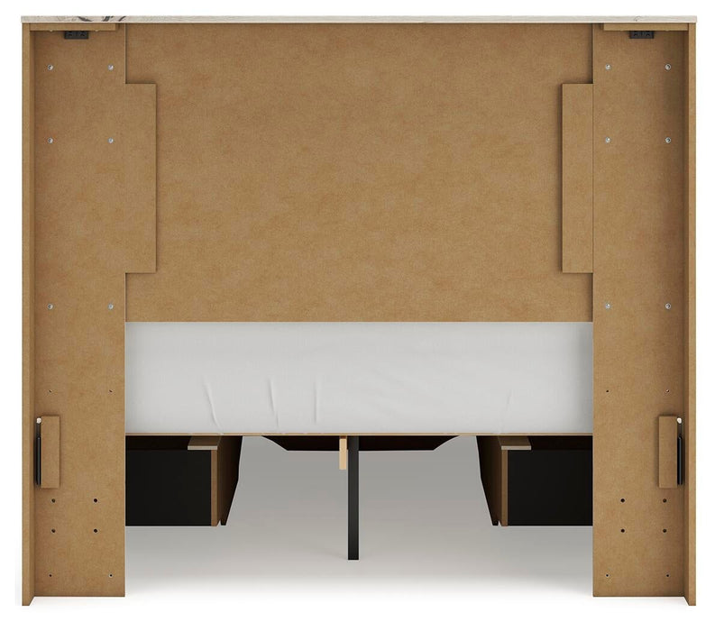 Lawroy Full Panel Storage Bed, Dresser, Mirror and Nightstand - alternate view 10