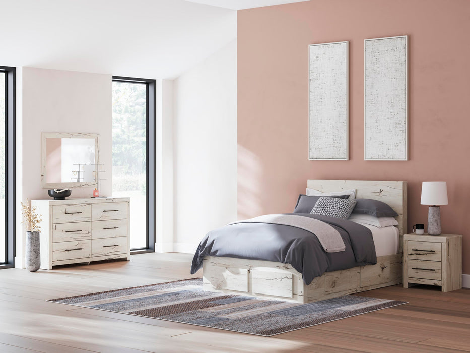 Lawroy Full Panel Storage Bed, Dresser, Mirror and Nightstand - alternate view 19