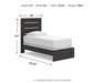 Delmorta Twin Panel Bed, Dresser and Mirror - alternate view 16