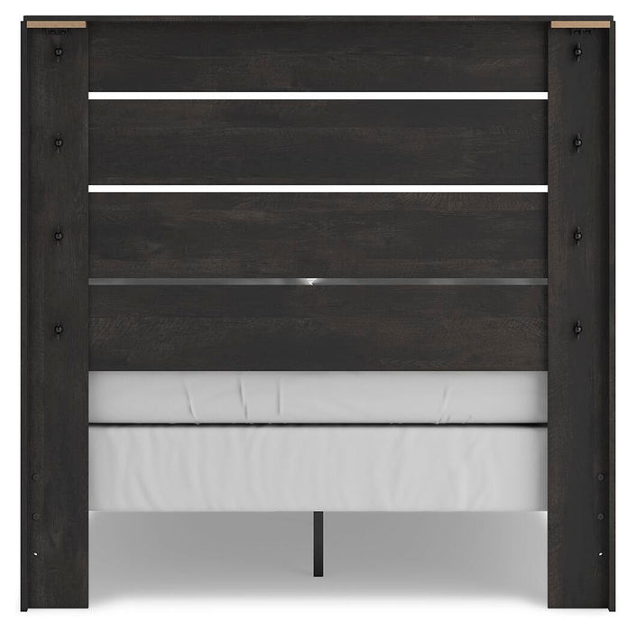 Delmorta Full Panel Bed, Dresser, Mirror, Chest and Nightstand - alternate view 15