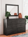 Delmorta Full Panel Bed, Dresser, Mirror, Chest and Nightstand - alternate view 24