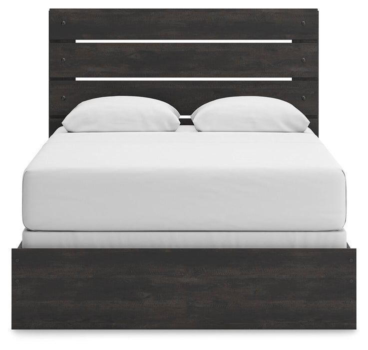 Delmorta Queen Panel Bed, Dresser, Mirror, Chest and Nightstand - alternate view 13