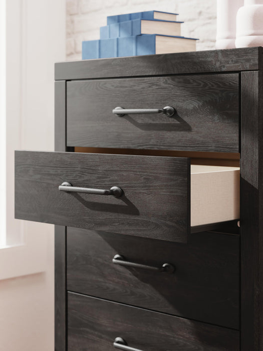Delmorta Queen Panel Bed, Dresser, Mirror, Chest and Nightstand - alternate view 27