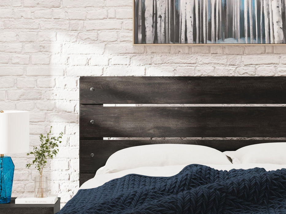 Delmorta King Panel Bed, Dresser, Mirror and Nightstand - alternate view 21