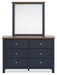 Landocken Twin Panel Headboard, Dresser, Mirror and Nightstand - alternate view 2