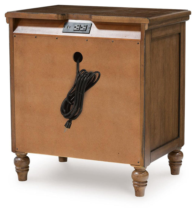 Sturlayne California King Upholstered Panel Bed, Dresser, Mirror and Nightstand - alternate view 9