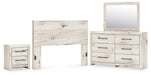 Lawroy Queen Panel Headboard, Dresser, Mirror and Nightstand
