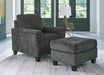 Erinslane Chair and Ottoman - alternate view 2