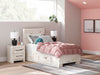 Lawroy Twin Panel Bed with Storage, Dresser and Mirror - alternate view 15