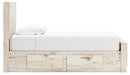 Lawroy Twin Panel Bed with Storage, Dresser and Mirror - alternate view 17