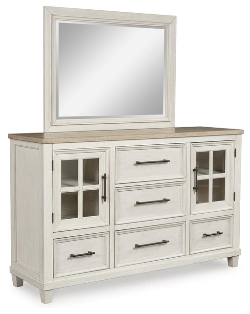 Shaybrock Queen Panel Bed, Dresser, Mirror, Chest and Nightstand - alternate view 2