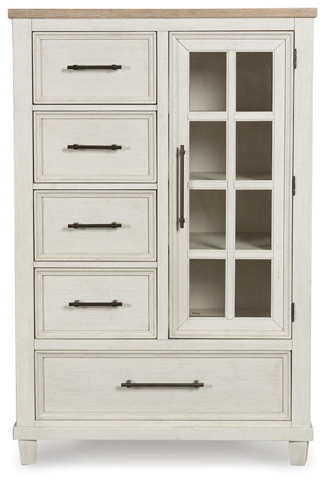 Shaybrock Queen Panel Bed, Dresser, Mirror, Chest and Nightstand - alternate view 4