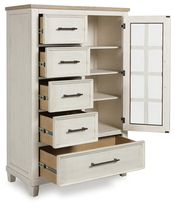 Shaybrock Queen Panel Bed, Dresser, Mirror, Chest and Nightstand - alternate view 6