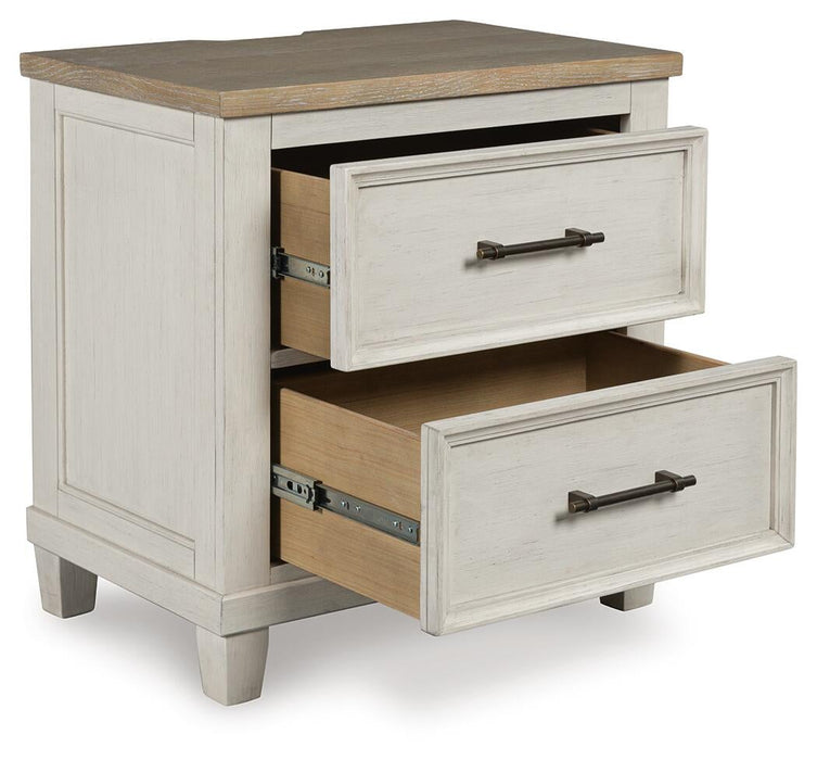 Shaybrock Queen Panel Bed, Dresser, Mirror, Chest and Nightstand - alternate view 10