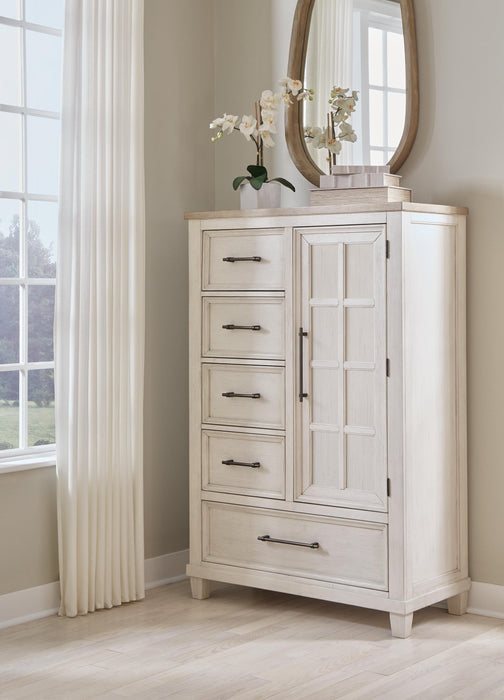 Shaybrock Queen Panel Bed, Dresser, Mirror, Chest and Nightstand - alternate view 13