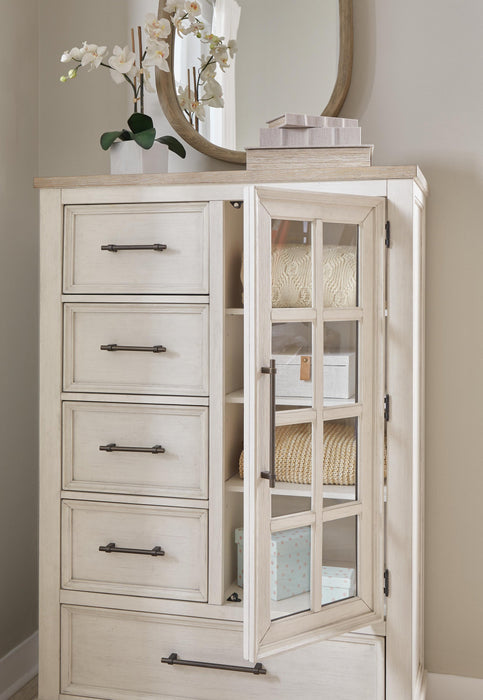 Shaybrock Queen Panel Bed, Dresser, Mirror, Chest and Nightstand - alternate view 14