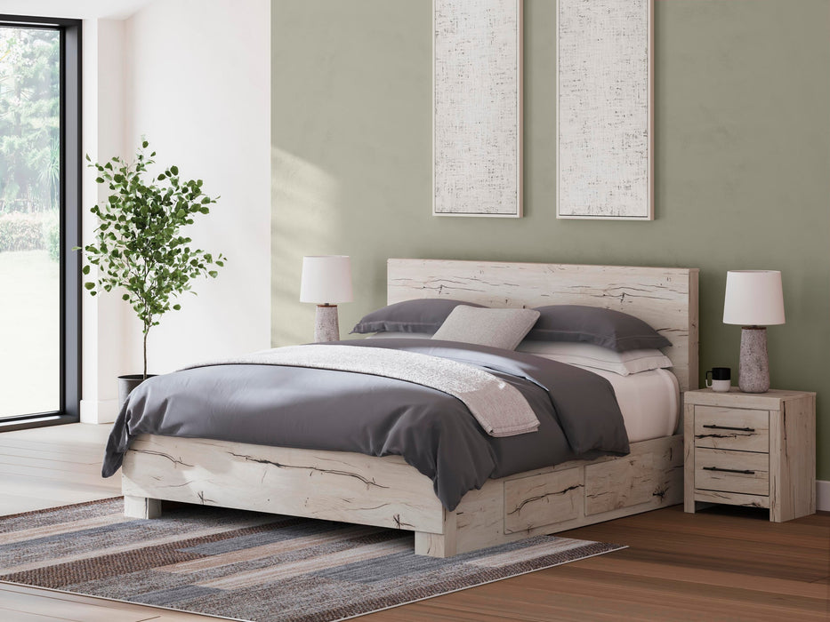 Lawroy King Panel Bed with Storage, Dresser, Mirror, Chest and Nightstand - alternate view 29