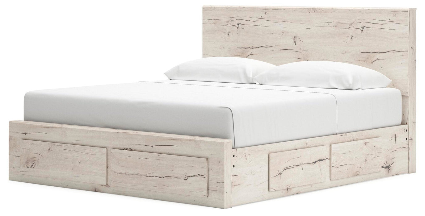 Lawroy King Panel Storage Bed, Dresser and Mirror - alternate view 11