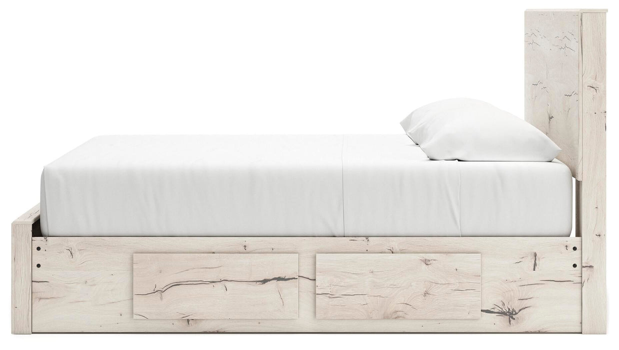Lawroy King Panel Storage Bed, Dresser and Mirror - alternate view 16