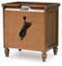 Sturlayne Queen Upholstered Panel Bed, Dresser, Mirror and Nightstand - alternate view 9